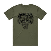 Metallica - Roam Mono Blast - Military Green T-shirt